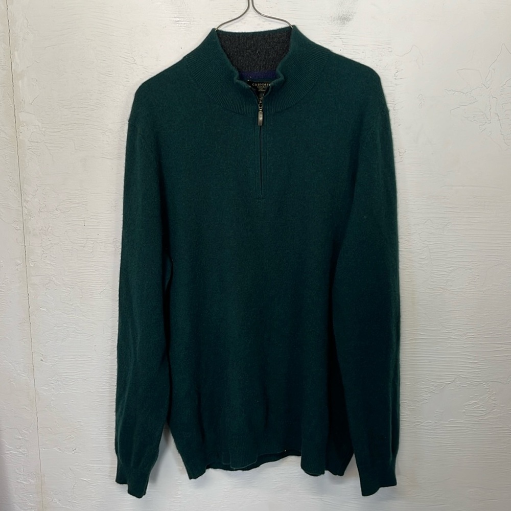 Cashmere Club Room Luxury | 100% Cashmere Green men’s Sweater L